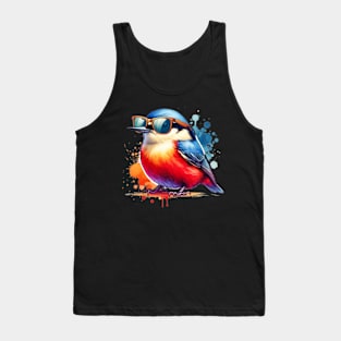 Cool Red Breasted Nuthatc Tank Top